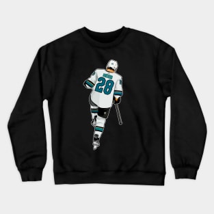 Timo Meier #28 Celebrates Crewneck Sweatshirt